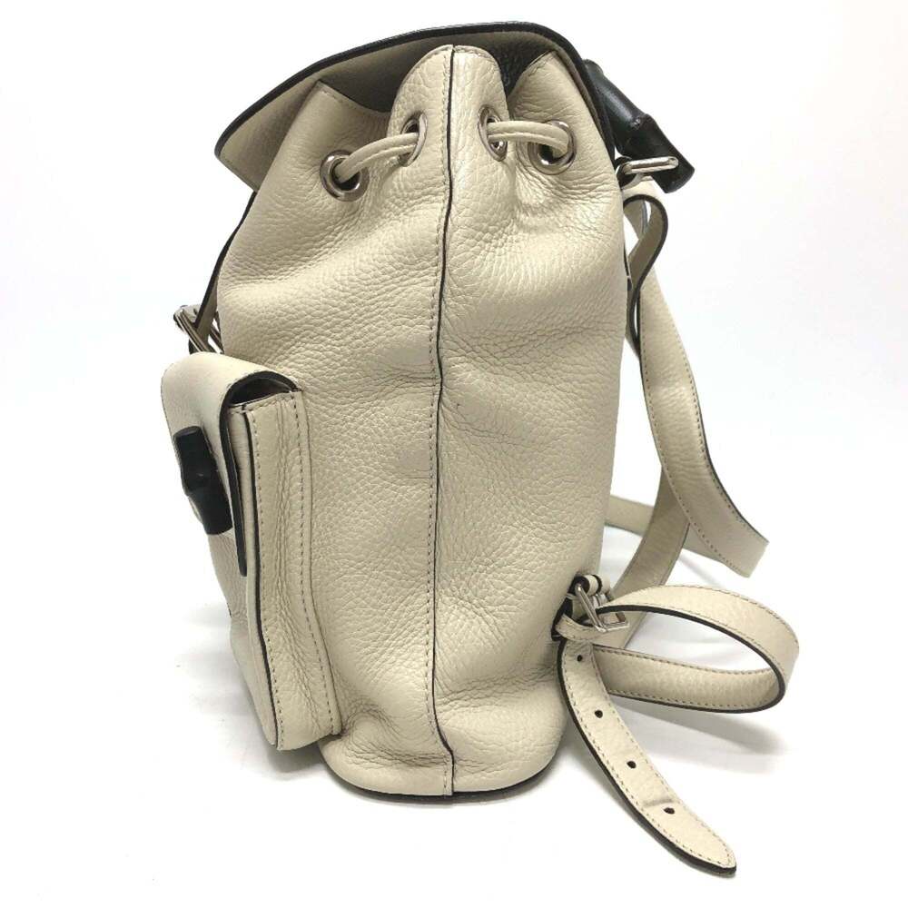 GUCCI Authentic White Bamboo Backpack - Picture 3 of 16